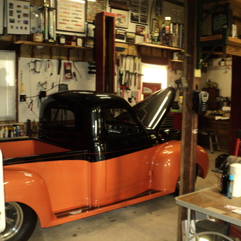 Classic Truck in Organized Garage with Tools - DAVEY from WILLOW STREET, PA