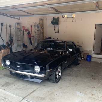Organized Garage with Classic Car and Wall Storage - Don from Westerville, OH