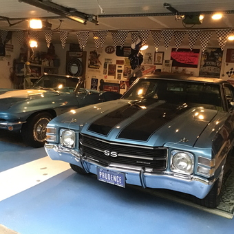 Classic Muscle Cars and Decorated Garage Walls - Mark from Lakeville, CT