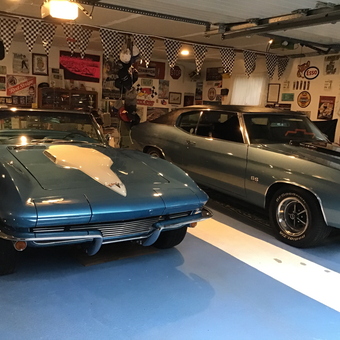 Classic Car Garage with Vintage Signs and Decor - Mark from Lakeville, CT