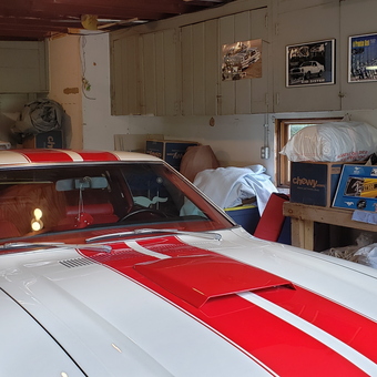 Classic Mustang Garage Decor With Ford Sign - Russell from BEAVER DAM, WI
