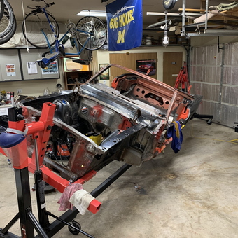 Garage Car Restoration with Rotisserie and Tools - Scott from Montoursville, PA