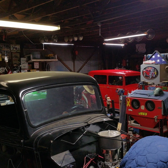 Classic Car Garage with Tools and JEGS Cabinet - Dave from Sallisaw, OK