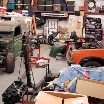 Classic Car Projects and Tools in Spacious Garage - Tim from Bassett, VA