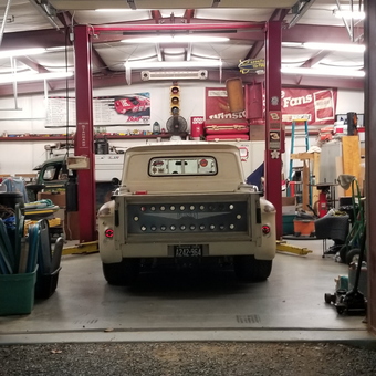 Classic Truck Garage with Vintage Gas Pumps - Tim from Bassett, VA
