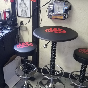 Mac Tools Bar Stools and Table Set in Garage - TJ from Lawrence, KS