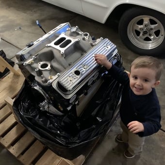 Chrome Valve Covers and Engine Block on Pallet - Neckbone from Fort mill, SC