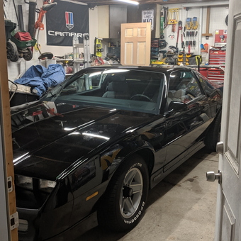 Organized Camaro Garage with Tools and Storage - Joe from Toledo, OH