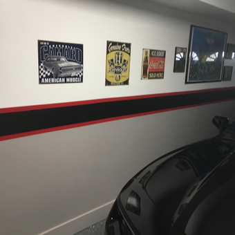 Garage Wall Decor with Classic Car Signs - D-Man from port reading, NJ