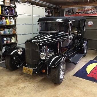 Classic Black Hot Rod and Organized Garage Shelving - Dallas from Gainesville, VA