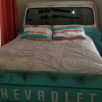 Chevrolet Truck Bed Frame Custom Bedroom Decor - Lightnin from Barnwell, SC