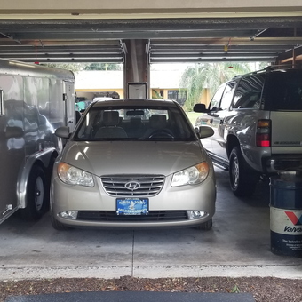 Garage With Trailer, Cars, and Valvoline Drum - CoolBlue87GT from PORT CHARLOTTE, FL
