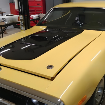 Classic yellow muscle car and tool storage - Frank from Bethany, CT