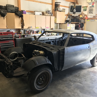 Classic Car Restoration Garage With Tool Storage - Kevin from Mooresville, IN
