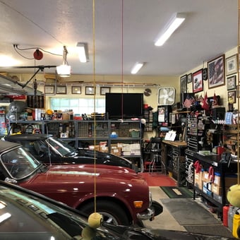 Classic Car Garage with Tool Storage and Decor - Dave from Edmond, OK