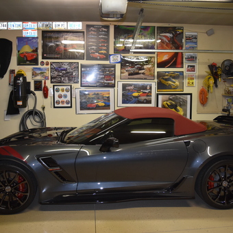 Corvette Garage with Wall Art and Tools - ROYCE from COLUMBUS, OH