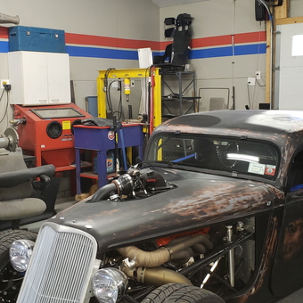Hot rod build with shop equipment and tools - Jim from Hopewell Junction, NY