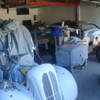 Classic Car Restoration Garage with Parts and Tools - Bob from Torrance, CA