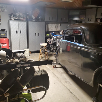 Classic Car Project with Garage Cabinets and Tools - Sky from CHANDLER, AZ