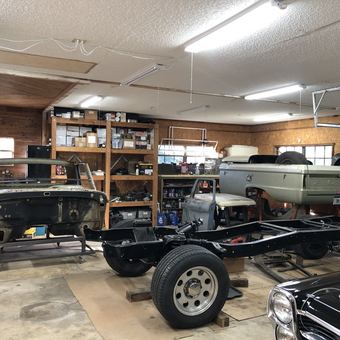 Classic Car Restoration Garage with Parts and Tools - Allen from Palmetto, FL