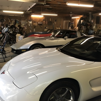 Two Classic Corvettes in Spacious Garage - Bob from Flushing, MI
