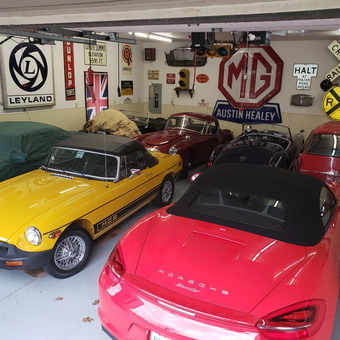 Classic Cars and Vintage Garage Signs Display - Terry from Wilmington, OH