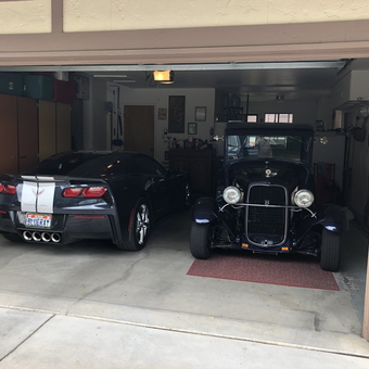 Modern and Classic Cars in Organized Garage - Michael from West Jordan, UT