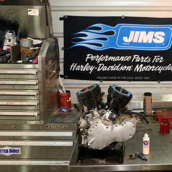 Motorcycle Engine Rebuild Workbench With Tool Chest - Chris from Harrison, AR