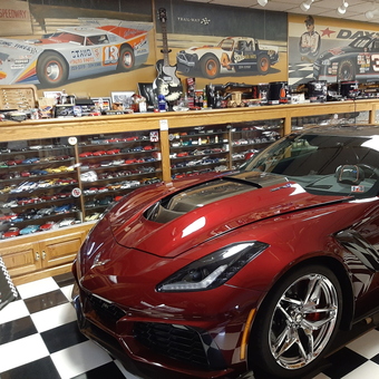 Red Corvette, Diecast Car Display, Racing Decor - Dianne from Hanover, PA