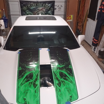 Custom Camaro Hood Graphics and Garage Decor - Camaro boy from Parowan, UT