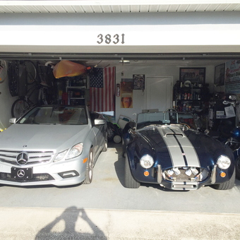 Organized Garage with Classic Car and Motorcycle - Buz from Merritt Island, FL