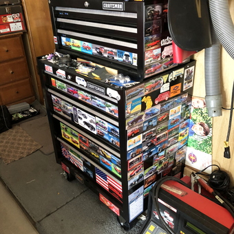 Craftsman Tool Chest with Car Decals and Battery Tester - Tony from Warren, MI