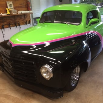 Custom Green and Black Classic Truck in Organized Garage - Ford_Doctor from Oak View, CA