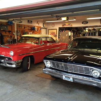 Classic Cars in Organized Garage with Tools - Ford_Doctor from Oak View, CA