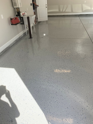 Randy from Conway, SC showing Epoxy Floor Coating