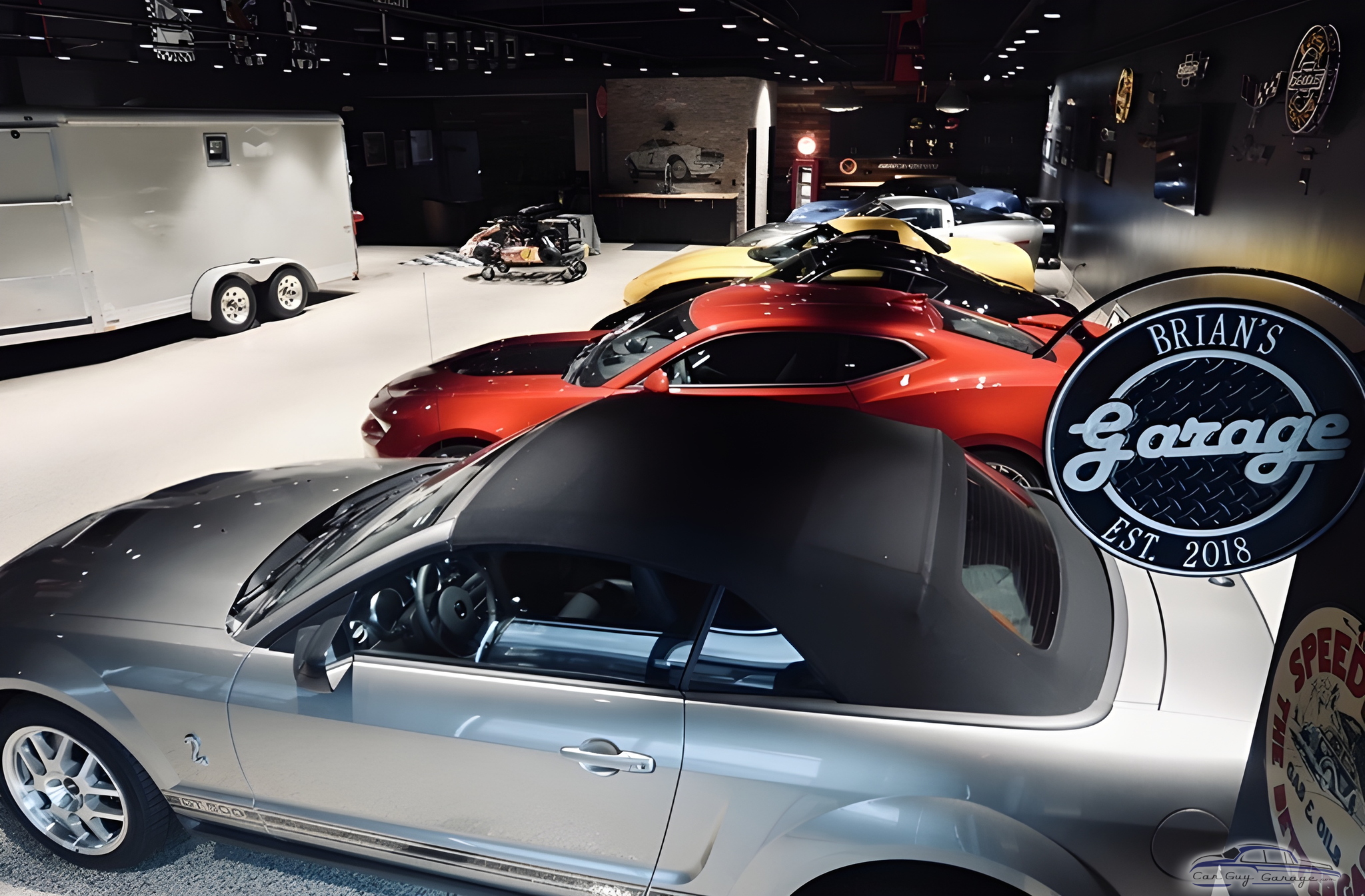 Luxury Sports Cars and Custom Garage Decor - Brian