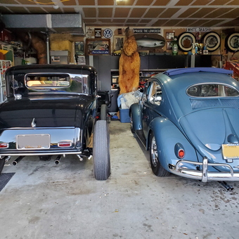 Classic Car Garage with Wall Decor and Storage - Bucky Spinkledink from Vacaville, CA