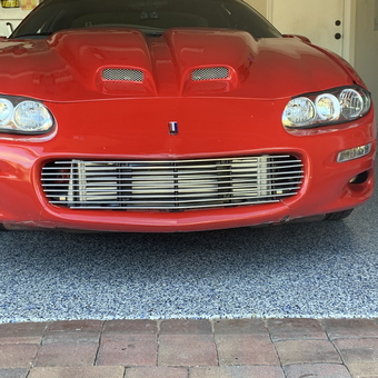 Red sports car on epoxy garage floor - Joe from Stuart, FL