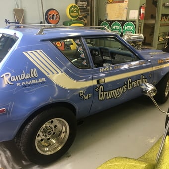 Classic AMC Gremlin Race Car and Garage Decor - Flathead007 from Kings Park, NY