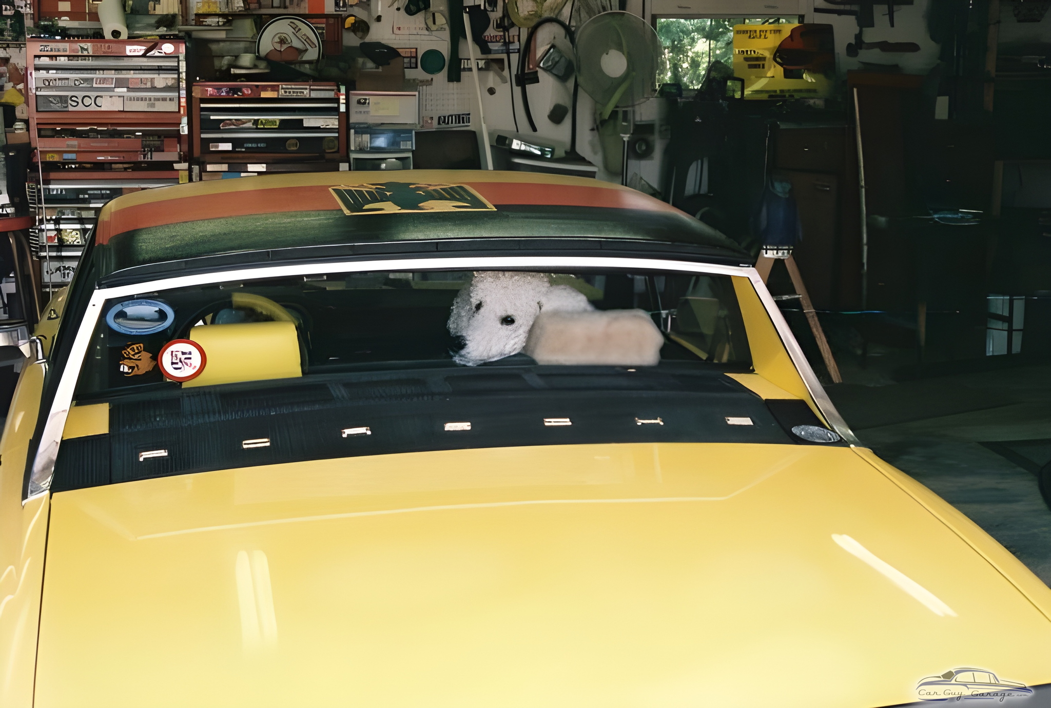 Classic Yellow Porsche in Organized Garage - Mick from Vinton, VA