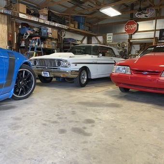 Classic Car Garage with Signs and Tools - Bogusracing from Liverpool, TX
