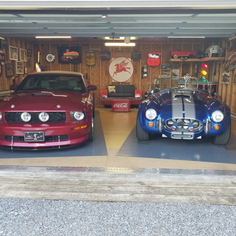 Classic Ford Garage with Neon Signs and Decor - Mike from Palmyra, PA
