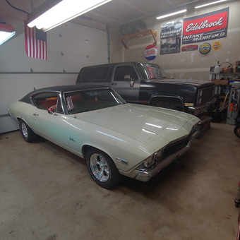 Classic Car Garage with Wall Signs and Lighting - Mark from Columbia City, OR