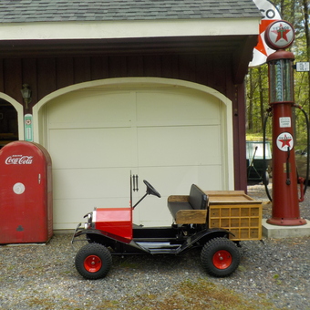 Vintage Gas Pump, Coca-Cola Cooler, and Mini Car - Jim from Sterling, MA
