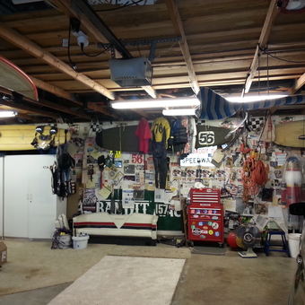 Surfboards, Tool Chest, and Wall Storage in Garage - Roon Doggie from Sacramento, CA