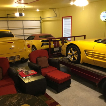 Yellow Classic Cars, Trailer, and Lounge Seating - Billy from North Little Rock, AR