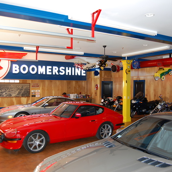 Classic Cars and Motorcycles in Custom Garage - Randy from Cartersville, GA