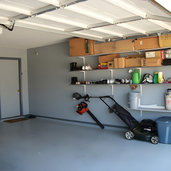 Organized Garage With Shelving and Tools - Orly Toro from Fort Worth, TX