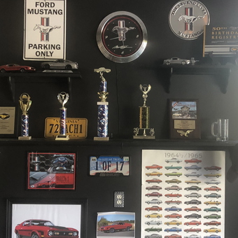 Ford Mustang Decor, Trophies, Signs, and Models Display - Kevin from Murfreesboro, TN