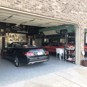 Classic Car Garage with Lift, Tools, and Decor - Kevin from Murfreesboro, TN